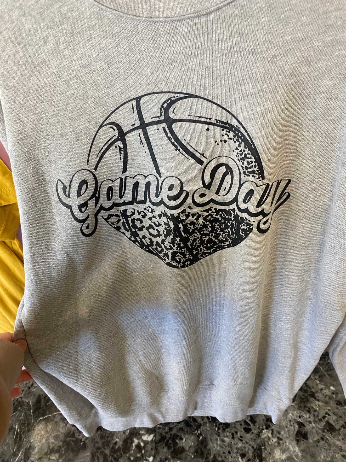 Game Day Basketball Crewneck Sweater